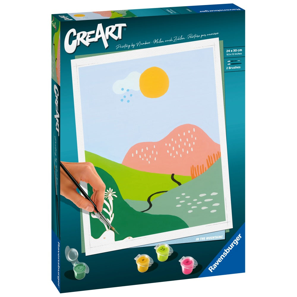PAINT BY NUMBERS MOUNTAINS - RAVENSBURGER (RVSPBN23643)
