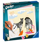 CREART PICTURA PE NUMERE PENTRU ADULTI ZEBRE - RAVENSBURGER (RVSPBN23666)