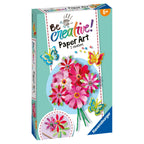 BE CREATIVE SET MINI DE CREATIE FLORI SI FLUTURI DIN HARTIE - RAVENSBURGER (RVSAC23678)