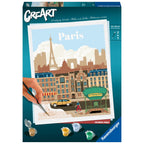 CREART PICTURA PE NUMERE PENTRU ADULTI PARIS PLIN DE CULOARE - RAVENSBURGER (RVSPBN23687)