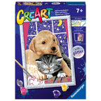 PAINTING BY NUMBERS FLUFFY FRIENDS - RAVENSBURGER (RVSPBN23706)