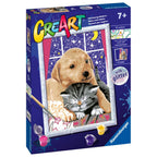 PAINTING BY NUMBERS FLUFFY FRIENDS - RAVENSBURGER (RVSPBN23706)