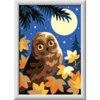 CREART PICTURA PE NUMERE PENTRU COPII BUFNITA CARE STRALUCESTE IN INTUNERIC - RAVENSBURGER (RVSPBN23711)