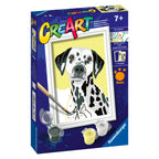 CREART PICTURA PE NUMERE PENTRU COPII CAINE DALMATIAN - RAVENSBURGER (RVSPBN23716)