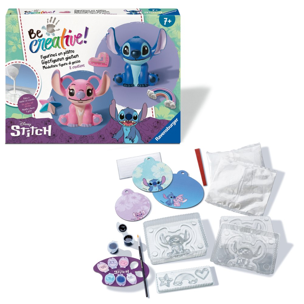 BE CREATIVE SET MAXI DE CREATIE FIGURINE STITCH DIN IPSOS INCLUDE 8 CREATII - RAVENSBURGER (RVSAC23877)