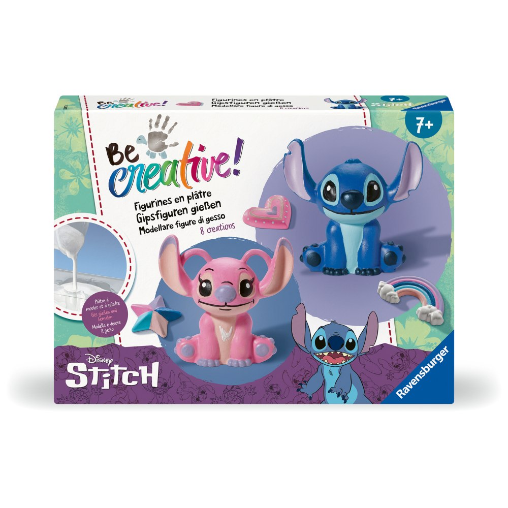 BE CREATIVE SET MAXI DE CREATIE FIGURINE STITCH DIN IPSOS INCLUDE 8 CREATII - RAVENSBURGER (RVSAC23877)