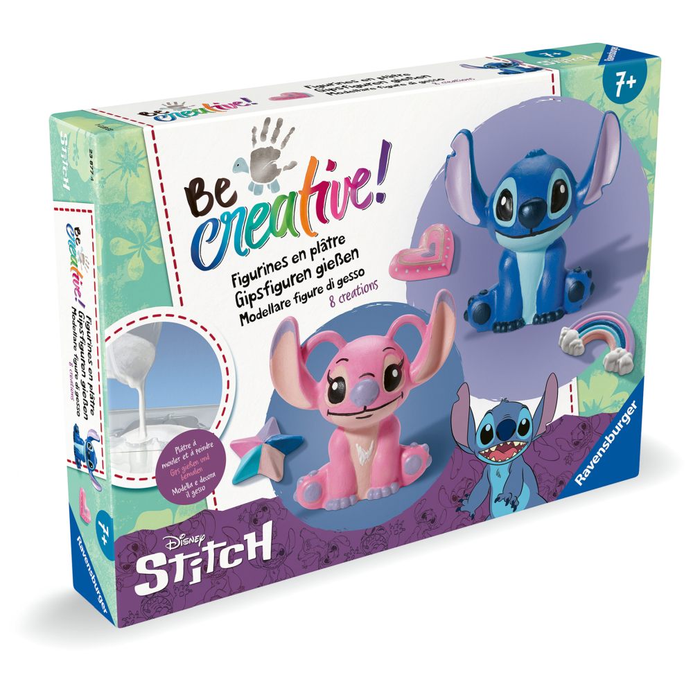 BE CREATIVE SET MAXI DE CREATIE FIGURINE STITCH DIN IPSOS INCLUDE 8 CREATII - RAVENSBURGER (RVSAC23877)