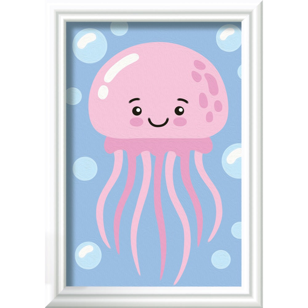 CREART PICTURA PE NUMERE PENTRU COPII MEDUZA PRIETENOASA - RAVENSBURGER (RVSPBN23879)