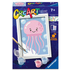 CREART PICTURA PE NUMERE PENTRU COPII MEDUZA PRIETENOASA - RAVENSBURGER (RVSPBN23879)