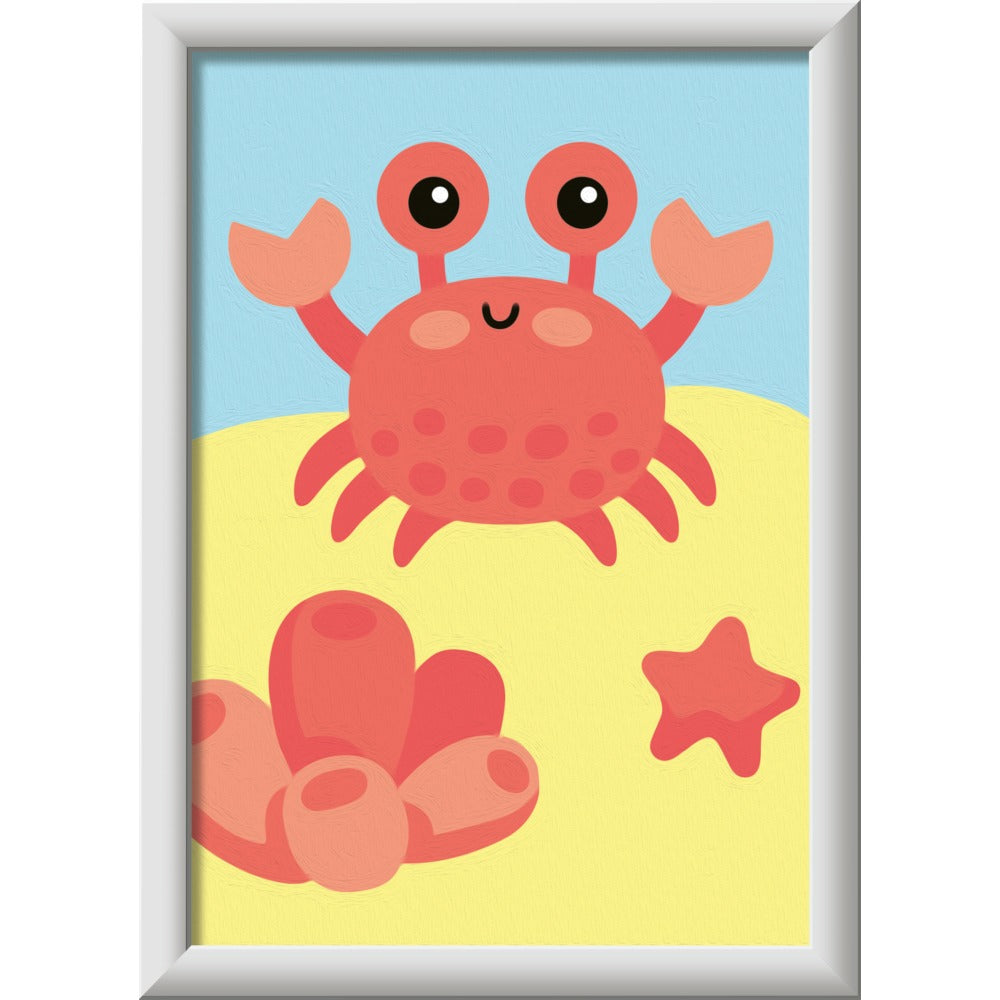 CREART PICTURA PE NUMERE PENTRU COPII CRAB PRIETENOS - RAVENSBURGER (RVSPBN23881)