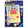 CREART PICTURA PE NUMERE PENTRU COPII CRAB PRIETENOS - RAVENSBURGER (RVSPBN23881)