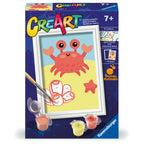 CREART PICTURA PE NUMERE PENTRU COPII CRAB PRIETENOS - RAVENSBURGER (RVSPBN23881)