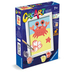 CREART PICTURA PE NUMERE PENTRU COPII CRAB PRIETENOS - RAVENSBURGER (RVSPBN23881)