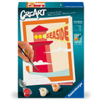 CREART PICTURA PE NUMERE PENTRU COPII FAR PE PLAJA - RAVENSBURGER (RVSPBN23899)