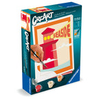 CREART PICTURA PE NUMERE PENTRU COPII FAR PE PLAJA - RAVENSBURGER (RVSPBN23899)