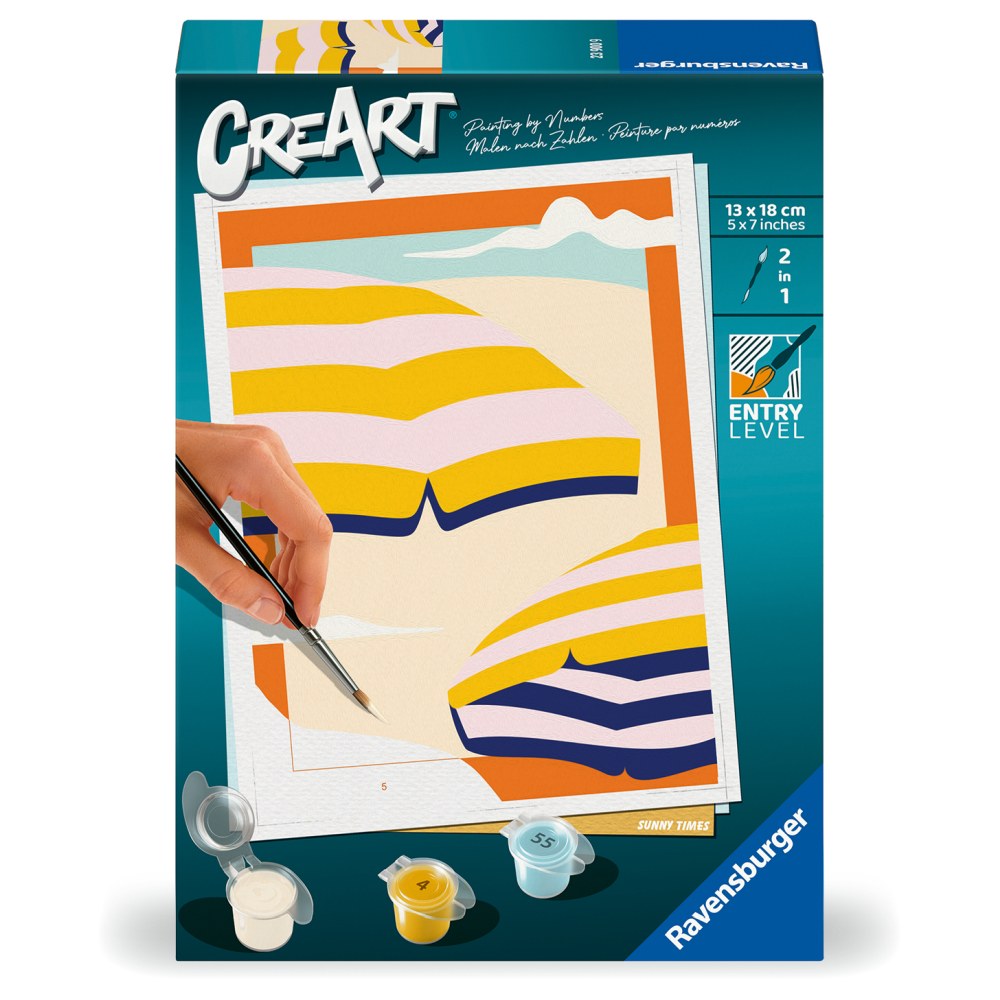 CREART PICTURA PE NUMERE PENTRU COPII TIMPURI INSORITE - RAVENSBURGER (RVSPBN23900)