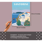PAINTING BY NUMBERS CANVAS PICTURE SANTORINI - RAVENSBURGER (RVSPBN23906)