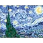 CREART PICTURA PE NUMERE PENTRU ADULTI TABLOU CANVAS VAN GOGH NOAPTE INSTELATA - RAVENSBURGER (RVSPBN23915)