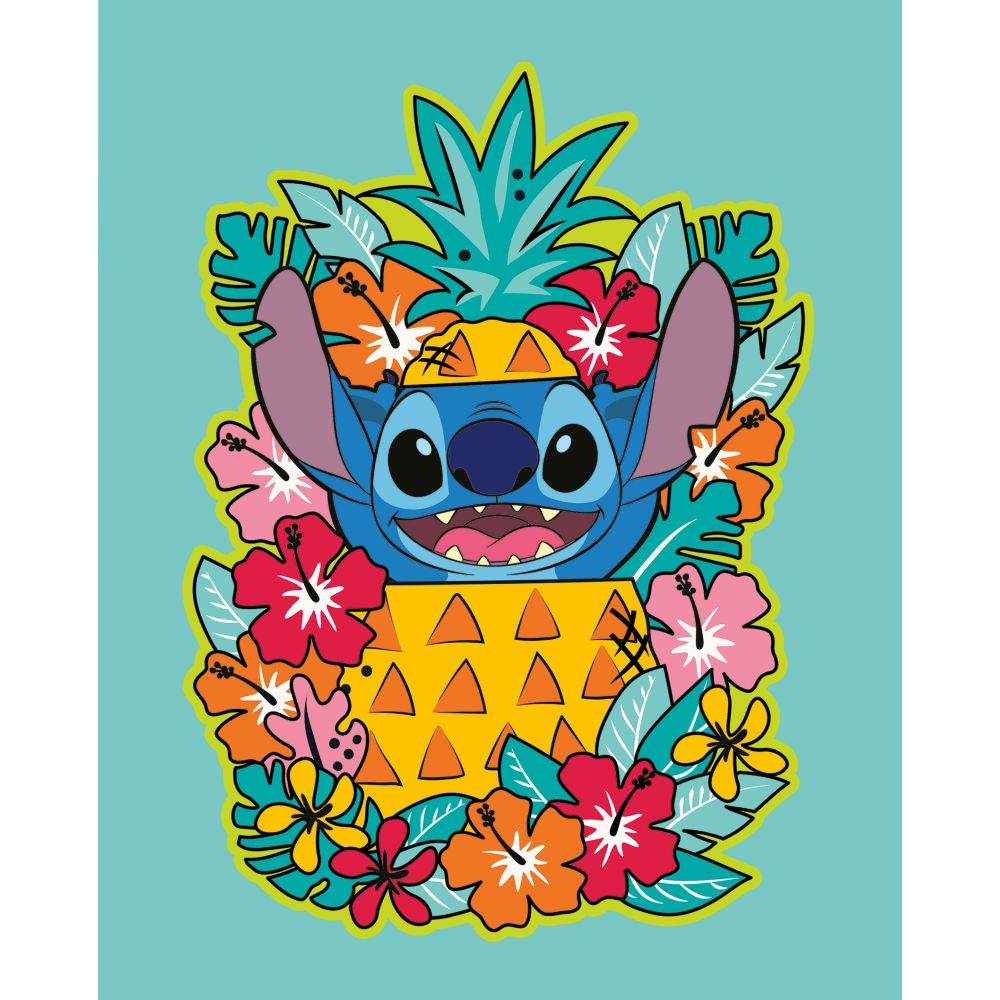 CREART PICTURA PE NUMERE PENTRU ADULTI DISNEY STITCH FLORAL - RAVENSBURGER (RVSPBN23933)