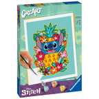 CREART PICTURA PE NUMERE PENTRU ADULTI DISNEY STITCH FLORAL - RAVENSBURGER (RVSPBN23933)