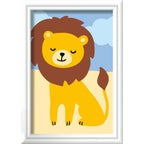 CREART PICTURA PE NUMERE PENTRU COPII LEU SALBATIC - RAVENSBURGER (RVSPBN23965)