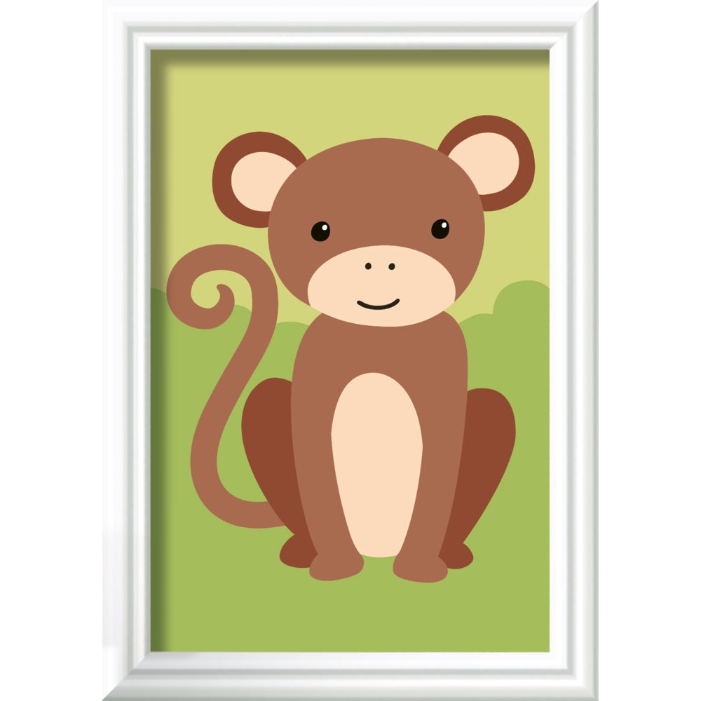 CREART PICTURA PE NUMERE PENTRU COPII MAIMUTA SALBATICA - RAVENSBURGER (RVSPBN23966)