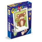 CREART PICTURA PE NUMERE PENTRU COPII MAIMUTA SALBATICA - RAVENSBURGER (RVSPBN23966)