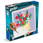 CREART PICTURA PE NUMERE PENTRU ADULTI BUCHET DE LALELE - RAVENSBURGER (RVSPBN25518)