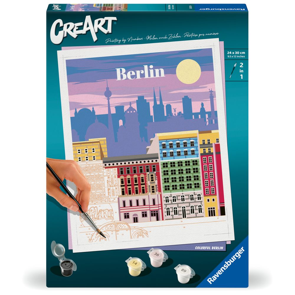 CREART PICTURA PE NUMERE PENTRU ADULTI BERLIN - RAVENSBURGER (RVSPBN25521)