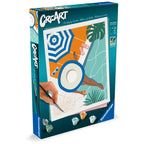 CREART PICTURA PE NUMERE PENTRU ADULTI MOMENTE DE RELAXARE LA PISCINA - RAVENSBURGER (RVSPBN25523)