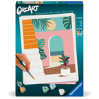 CREART PICTURA PE NUMERE PENTRU ADULTI VIBE DE VACANTA - RAVENSBURGER (RVSPBN25524)