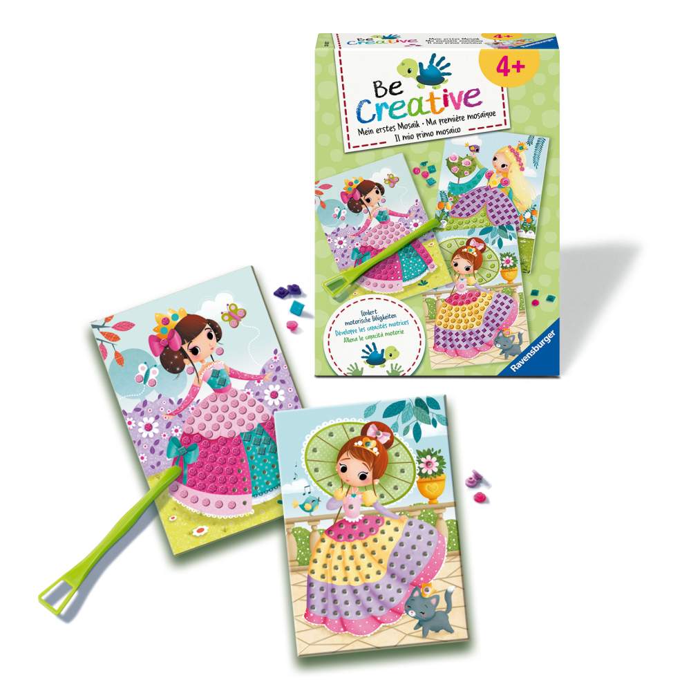 BE CREATIVE SET MIDI DE CREATIE MOZAIC PRINTESE - RAVENSBURGER (RVSAC25533)