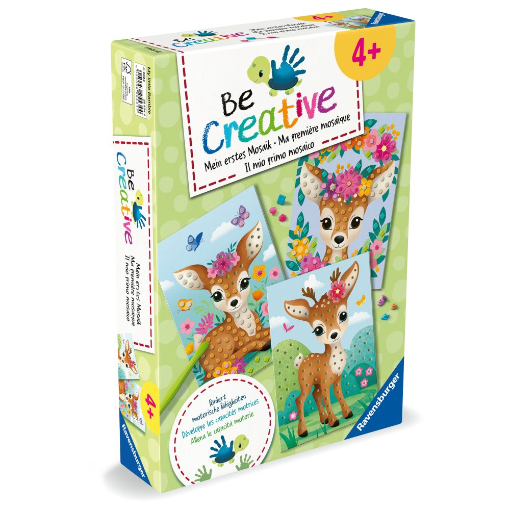 BE CREATIVE SET MIDI DE CREATIE MOZAIC CAPRIOARE - RAVENSBURGER (RVSAC25534)