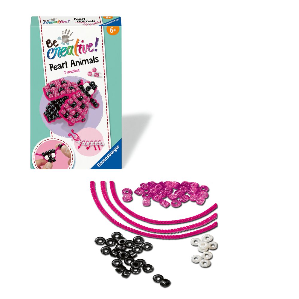 BE CREATIVE SET MINI DE CREATIE DIN PERLE GARGARITA SI LARVA - RAVENSBURGER (RVSAC25539)