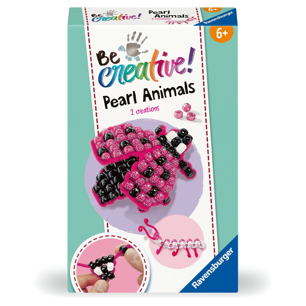 BE CREATIVE SET MINI DE CREATIE DIN PERLE GARGARITA SI LARVA - RAVENSBURGER (RVSAC25539)
