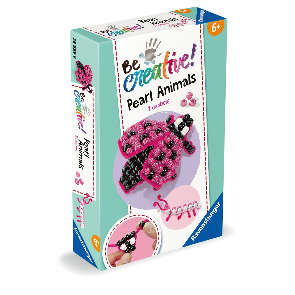 BE CREATIVE SET MINI DE CREATIE DIN PERLE GARGARITA SI LARVA - RAVENSBURGER (RVSAC25539)