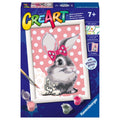 CREART PICTURA PE NUMERE PENTRU COPII IEPURAS CU FUNDA - RAVENSBURGER (RVSPBN28933)
