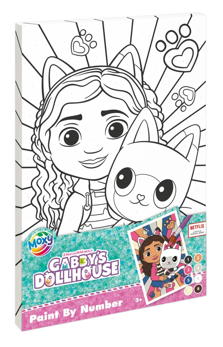 SET PICTURA PE NUMERE - GABBY'S DOLLHOUSE - MOXY (162003)