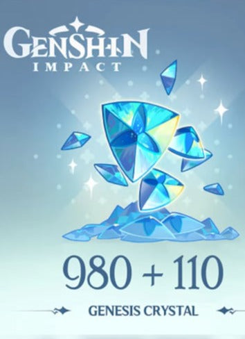GENSHIN IMPACT 980 + 110 GENESIS CRYSTALS - REIDOSCOINS - PC - STEAM - MULTILANGUAGE - WORLDWIDE