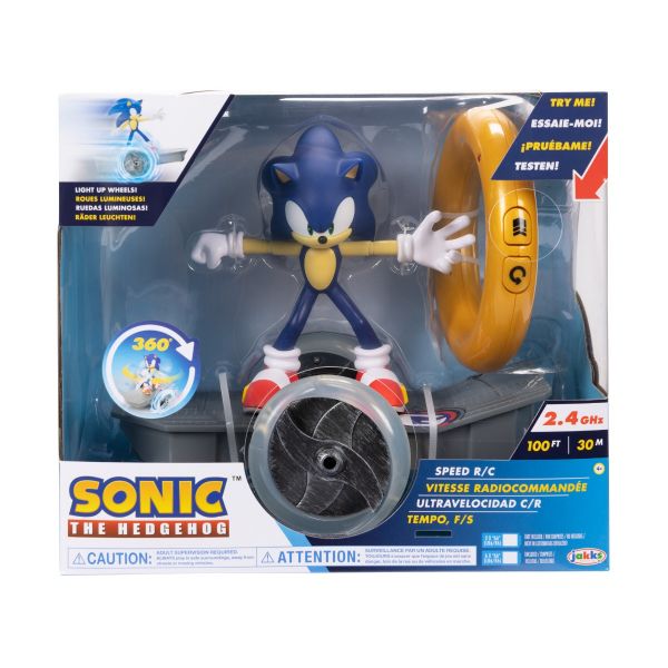 NINTENDO SONIC - FIGURINA SONIC CU SKATEBOARD - JAKKS PACIFIC (417014) - Libelula Vesela - Jucarii