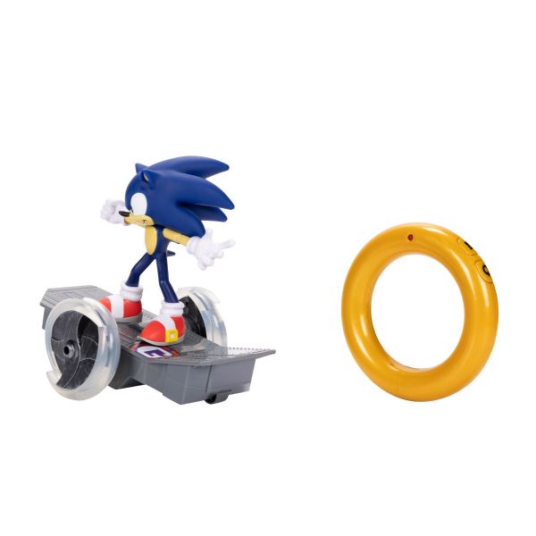 NINTENDO SONIC - FIGURINA SONIC CU SKATEBOARD - JAKKS PACIFIC (417014) - Libelula Vesela - Jucarii
