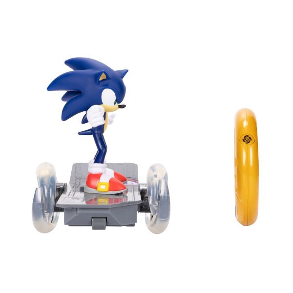 NINTENDO SONIC - FIGURINA SONIC CU SKATEBOARD - JAKKS PACIFIC (417014) - Libelula Vesela - Jucarii