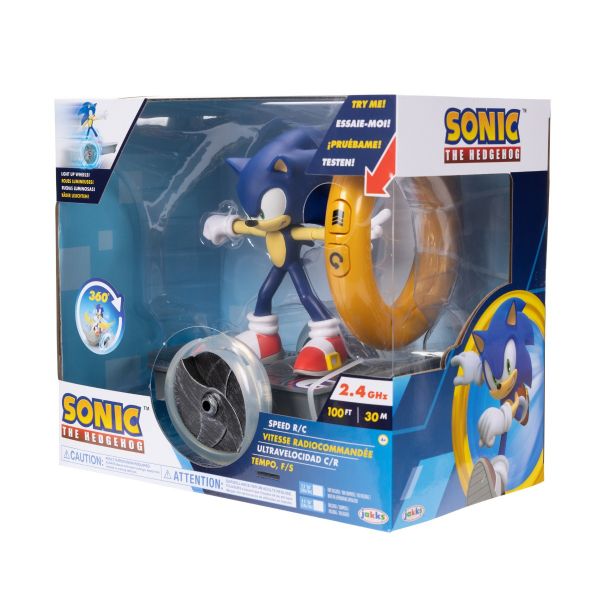 NINTENDO SONIC - FIGURINA SONIC CU SKATEBOARD - JAKKS PACIFIC (417014) - Libelula Vesela - Jucarii