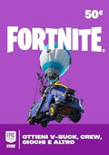FORTNITE GIFT CARD 50 EUR - PC - EPIC STORE - MULTILANGUAGE - EU