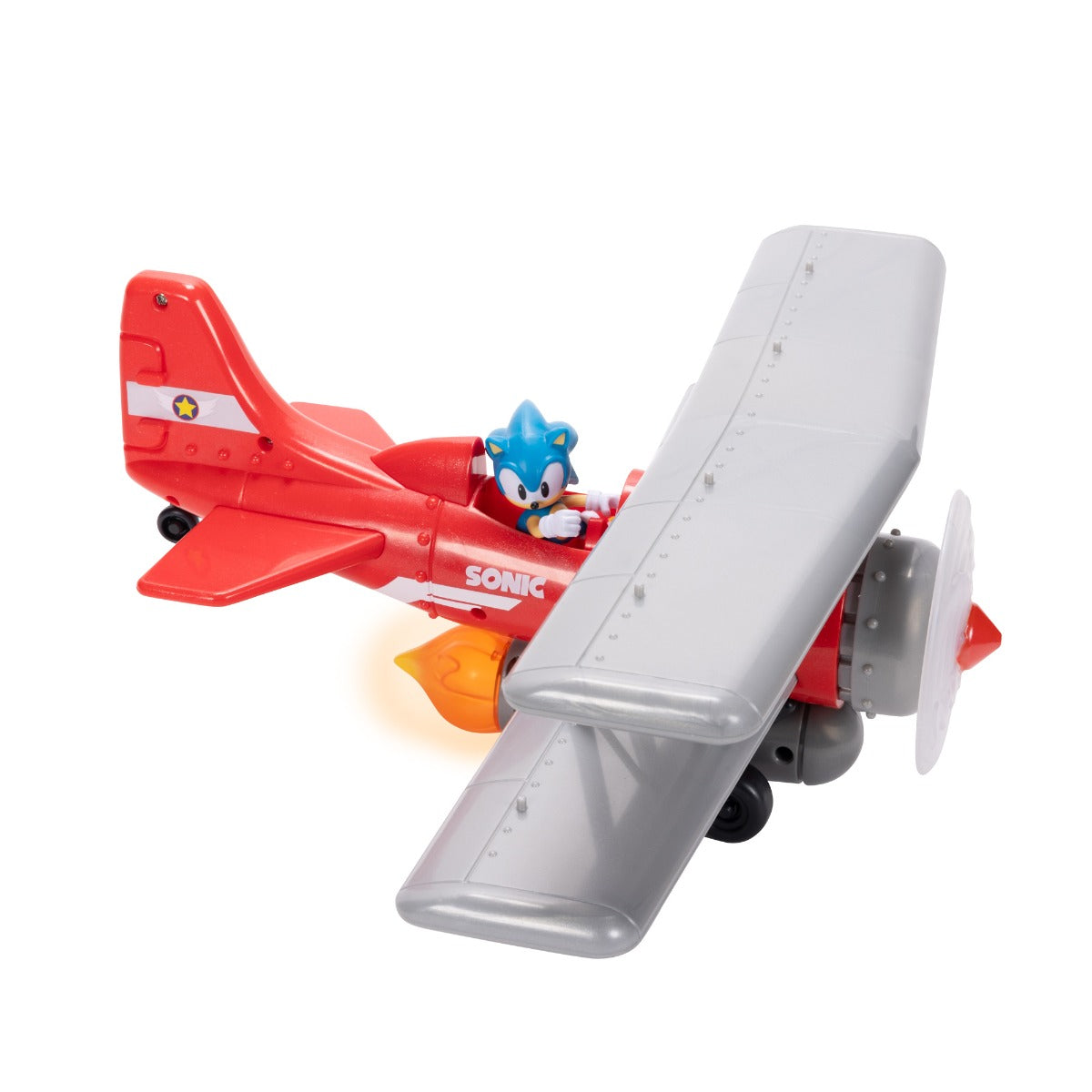 NINTENDO SONIC - AIRPLANE PLAYSET WITH LIGHTS AND SOUNDS, SONIC FIGURE INCLUDED (423284)