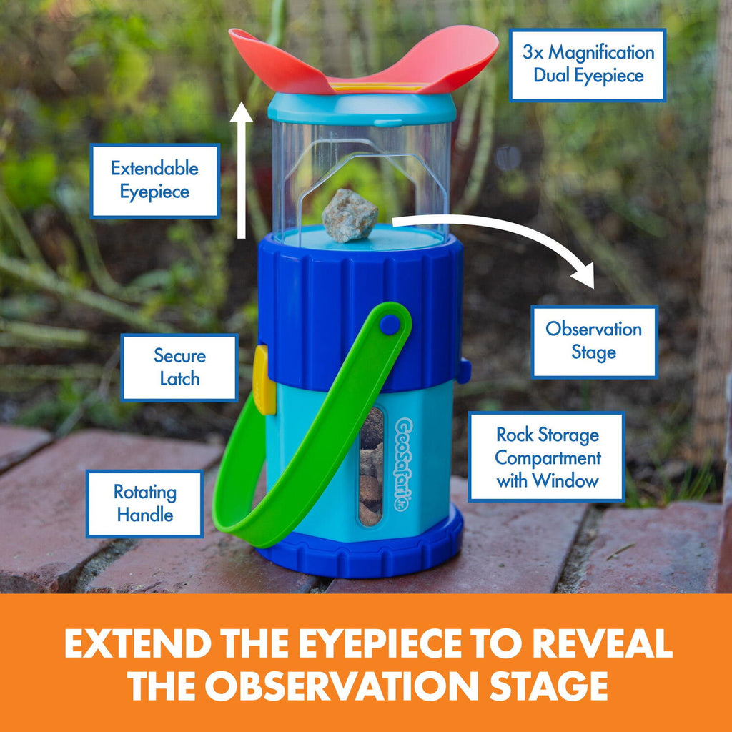 BINOCLU GEOSAFARI® JR- MICUTUL EXPLORATOR AL ROCILOR - EDUCATIONAL INSIGHTS (EI-5289)