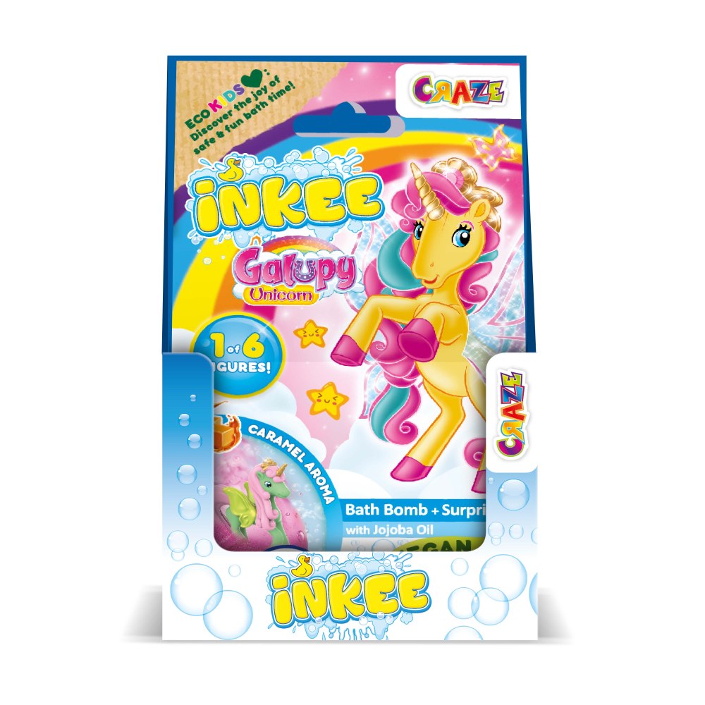 BILA DE BAIE CU SURPRIZA UNICORN GALUPY - CRAZE (CRZ43547)