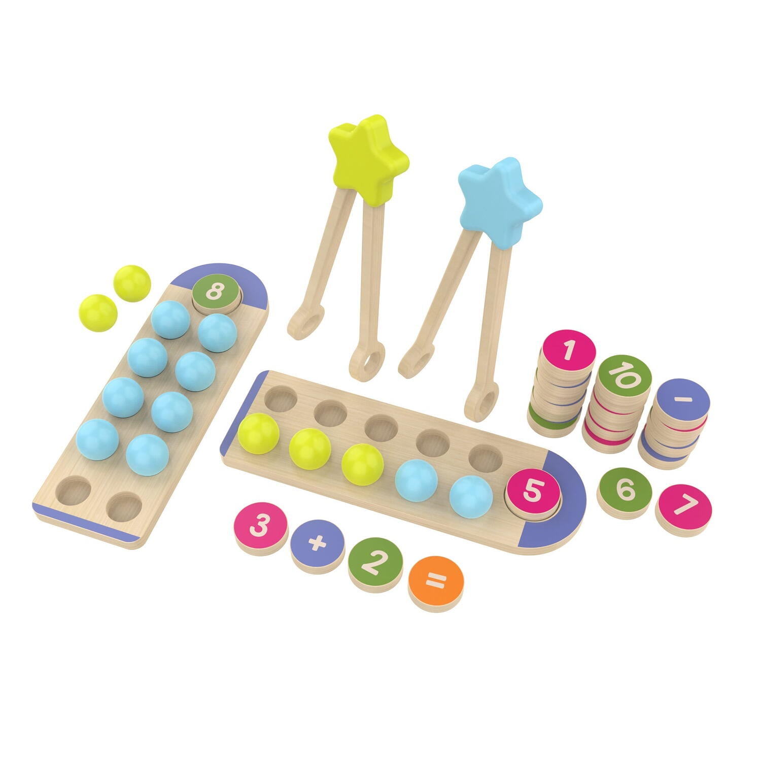 JOC DIN LEMN - NUMARA SI POTRIVESTE - EDUCATIONAL INSIGHTS (EI-1406)