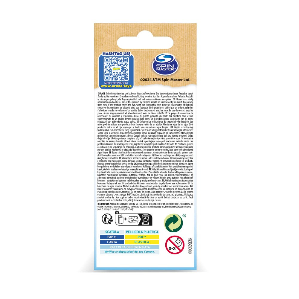 BOMBE DE BAIE INKEE 3 BUC ASORTATE IN FORMA DE LABUTA PAW PATROL - CRAZE (CRZ44032)