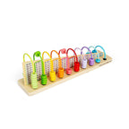 NUMARATOARE DIN LEMN - ADUNARI SI SCADERI - BIGJIGS TOYS (36010) - Libelula Vesela - Jucarii